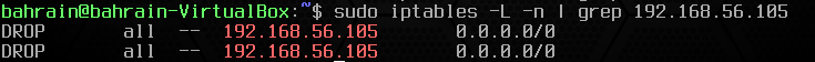 iptables attacker IP block