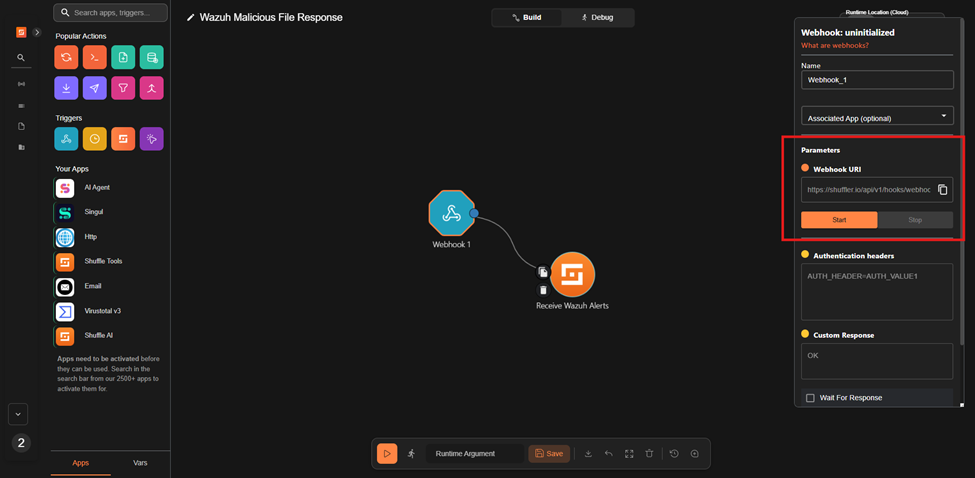 Shuffle workflow overview
